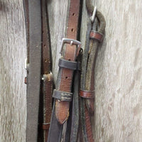 Rsd Leather Bridle, Flash, Braided *gc/fair, mismatched, scraped & chewed edges, tight keepers
