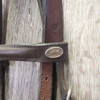 Rsd Leather Bridle, Flash, Braided *gc/fair, mismatched, scraped & chewed edges, tight keepers

