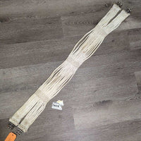 Wide Nylon String Girth *gc/fair, fuzzy, frays, stains, rubs, mnr rust, older
