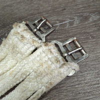 Wide Nylon String Girth *gc/fair, fuzzy, frays, stains, rubs, mnr rust, older
