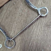 Soft Leather Covered Mechanical Hackamore *vgc, mnr stains, dirt, bubbled, scratches & rust
