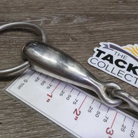 Thick Hollow Loose Ring Snaffle Bit *vgc, clean, mnr stains, scratches & residue
