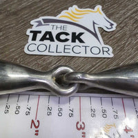 Thick Hollow Loose Ring Snaffle Bit *vgc, clean, mnr stains, scratches & residue
