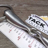 Thick Hollow Loose Ring Snaffle Bit *vgc, clean, mnr stains, scratches & residue

