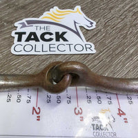 Sweet Iron Hvy/Thick Loose Ring Western Bit *gc, rubs, scratches, rust
