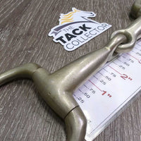 Thick Hvy Eggbutt Snaffle Bit *gc, scuffs, stains, older
