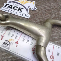 Thick Hvy Eggbutt Snaffle Bit *gc, scuffs, stains, older
