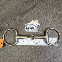 Thick Hvy Eggbutt Snaffle Bit *gc, scuffs, stains, older
