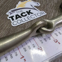 Thick Hvy Eggbutt Snaffle Bit *gc, scuffs, stains, older
