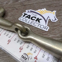Thick Hvy Eggbutt Snaffle Bit *gc, scuffs, stains, older
