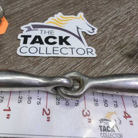 Jointed Kimberwick Bit, chain *gc, clean, residue, stains, scratches
