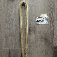 Nylon Rope Headstall, Yacht Rope Loop Reins, 5" Sweet Iron Wagon Wheel Gag Bit *vgc, clean, mnr stains
