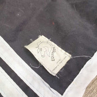 Hvy Cotton Garment Bag, Zipper "F.E.Q 2002 Champ" *gc, older, hairy, faded, stains, marks
