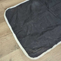 Hvy Cotton Garment Bag, Zipper "F.E.Q 2002 Champ" *gc, older, hairy, faded, stains, marks
