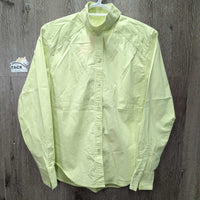 LS Thick Show Shirt, attach Button Collar *gc, seam puckers, older, crinkled
