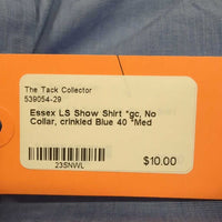 LS Show Shirt *gc, No Collar, crinkled
