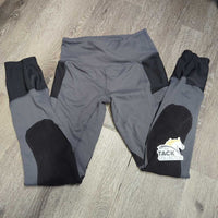 Full Riding Tight Breeches, Pull On, Mesh sides *vgc, mnr hair, seam rubs, snags & threads
