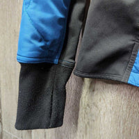 Light Quilt & Fleece Lined Jacket *BROKEN ZIPPER, gc, hairy, frayed seams, v.rubbed, pilly & snagged cuffs
