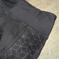 Grippy Euro Seat Riding Tight Breeches, Pull On *gc, mnr hair, seam rubs, frays & pills
