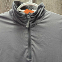 LS Sun Shirt, 1/3 Zip Up, Mesh Sleeves *vgc, older
