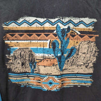 T Shirt *gc, faded, hairy, curling bottom, deodorant sparkles, mnr stain?
