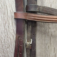 Rsd Bridle *NO CHEEKS/NOSEBAND, gc, chewed spots, dirt
