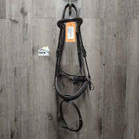 Rsd Padded Training Bridle, removable flash *xc/vgc, mnr dirt, dents, extra holes, sticky brow, v. mnr gouge
