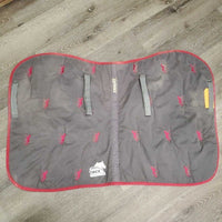 Microsuede Jumper Saddle Pad, tabs *vgc/gc, hair, mnr dirt/dust, hair, stains
