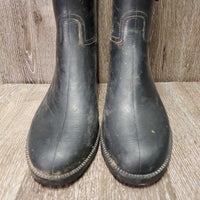 Tall Rubber Riding Boots *gc, scuffs, dirty, smell
