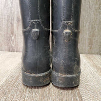 Tall Rubber Riding Boots *gc, scuffs, dirty, smell
