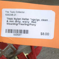 Thick Nylon Halter *vgc/gc, clean & mnr dirty, wavy

