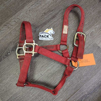 Triple Nylon Halter *fair/gc, mnr dirt, frays, rubs & snags, marker
