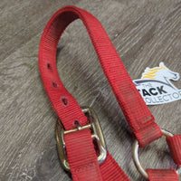 Triple Nylon Halter *fair/gc, mnr dirt, frays, rubs & snags, marker
