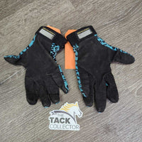 Pr Cloth Gloves *gc, clean, v.rubbed & frays

