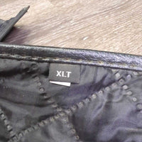 Quilt Lined Soft Leather Half Chaps *gc, mnr dirt, pills & rubs
