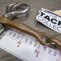 Tom Thumb Single Joint Western Bit *fair, scuffs, rusty, scrapes, pitted, bubbled, clean, residue, loose joints

