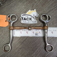 Tom Thumb Single Joint Western Bit *fair, scuffs, rusty, scrapes, pitted, bubbled, clean, residue, loose joints
