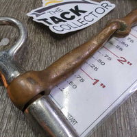 Tom Thumb Single Joint Western Bit *fair, scuffs, rusty, scrapes, pitted, bubbled, clean, residue, loose joints
