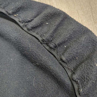 Thick Hvy Fleece Jumper Saddle Cover *gc/fair, clumpy, hairy, rubbed, pilly, v.stretched elastic
