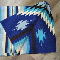 Woven Western - Truck Blanket *gc, clean, mnr hair, snags, rubs
