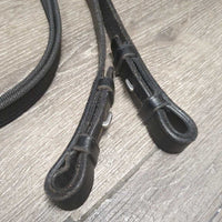 Pr Rubber Web Reins *xc/like new, clean
