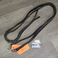 Nylon Lined Stirrup Leathers *gc, scrapes, rubs, faded, frayed hole threads, dents
