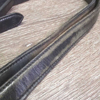 Nylon Lined Stirrup Leathers *gc, scrapes, rubs, faded, frayed hole threads, dents
