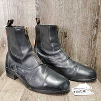 Paddock Boots, Zips *vgc/gc, mnr dirt, toe dent, scuffs, pills & hair
