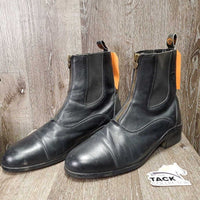 Paddock Boots, Zips *vgc/gc, mnr dirt, toe dent, scuffs, pills & hair

