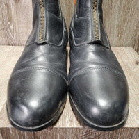 Paddock Boots, Zips *vgc/gc, mnr dirt, toe dent, scuffs, pills & hair
