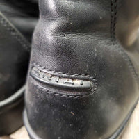 Paddock Boots, Zips *vgc/gc, mnr dirt, toe dent, scuffs, pills & hair
