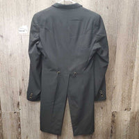 MENS Wool Dressage Shadbelly *gc, v.repaired lining, bubbled & loose leather liner, older
