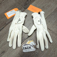 Synthetic Riding Gloves *vgc/fc, clean, stains, older
