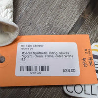 Synthetic Riding Gloves *vgc/fc, clean, stains, older
